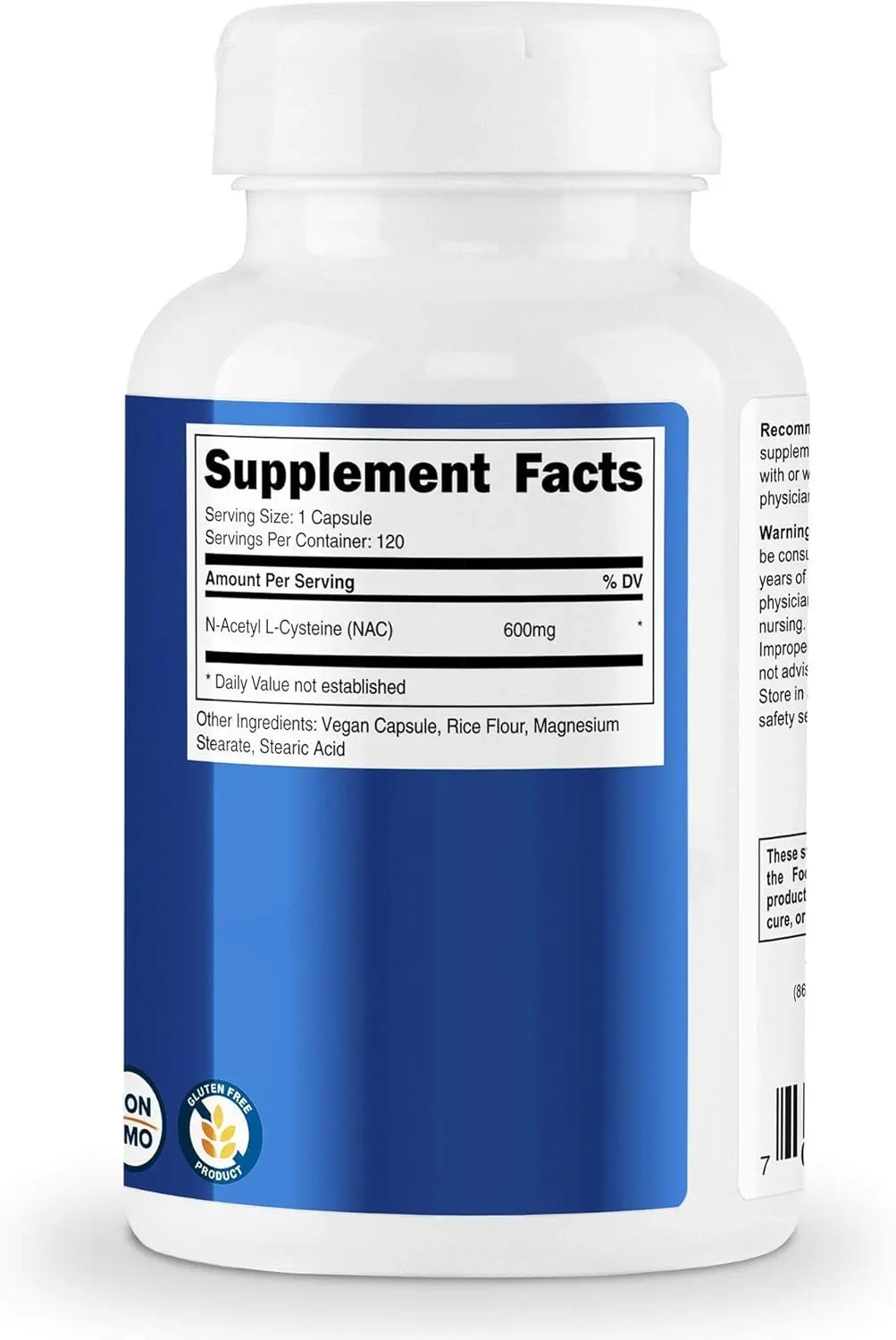 Nutricost N-Acetyl L-Cysteine (NAC) Capsules